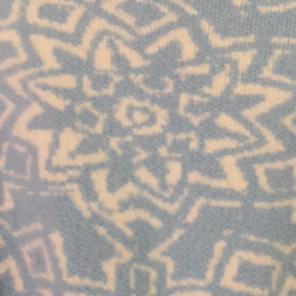 Sundance Catalog Soft Baby Blue Snowflake Sweater - Picture 4 of 9